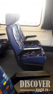 Внутри вагона 2 класса Дебрецен-Будапешт