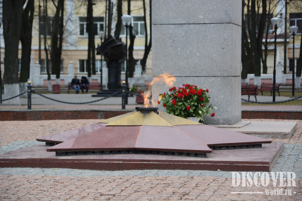 Вечный огонь, Площадь Славы, Подольск