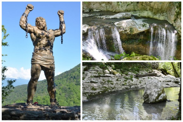 Маршрут на день - Агурские водопады, Орлиный скалы, Мацеста